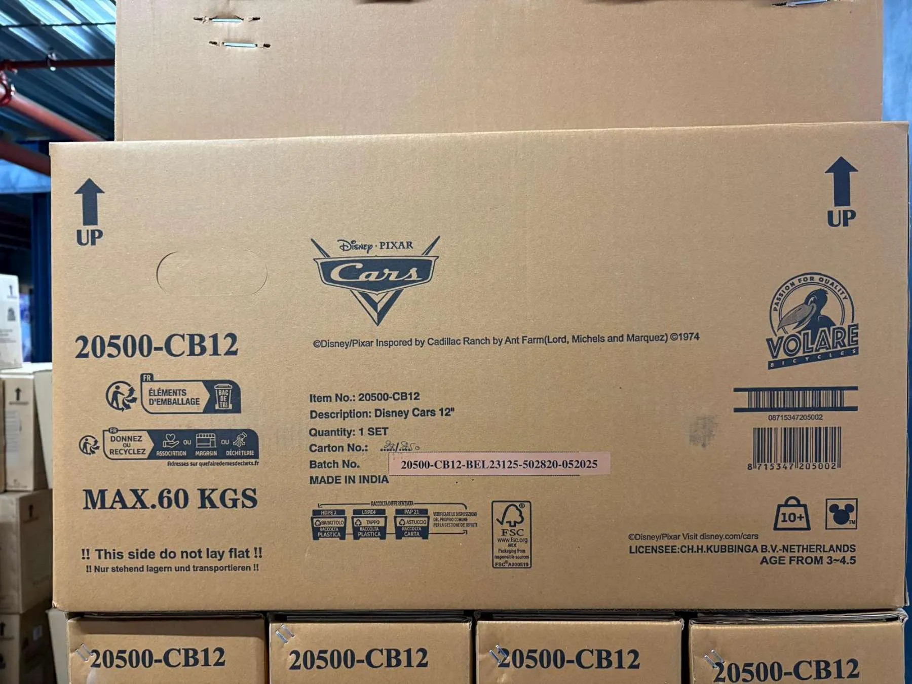 volare dječji bicikl disney cars 12″ crvene boje - slika 14