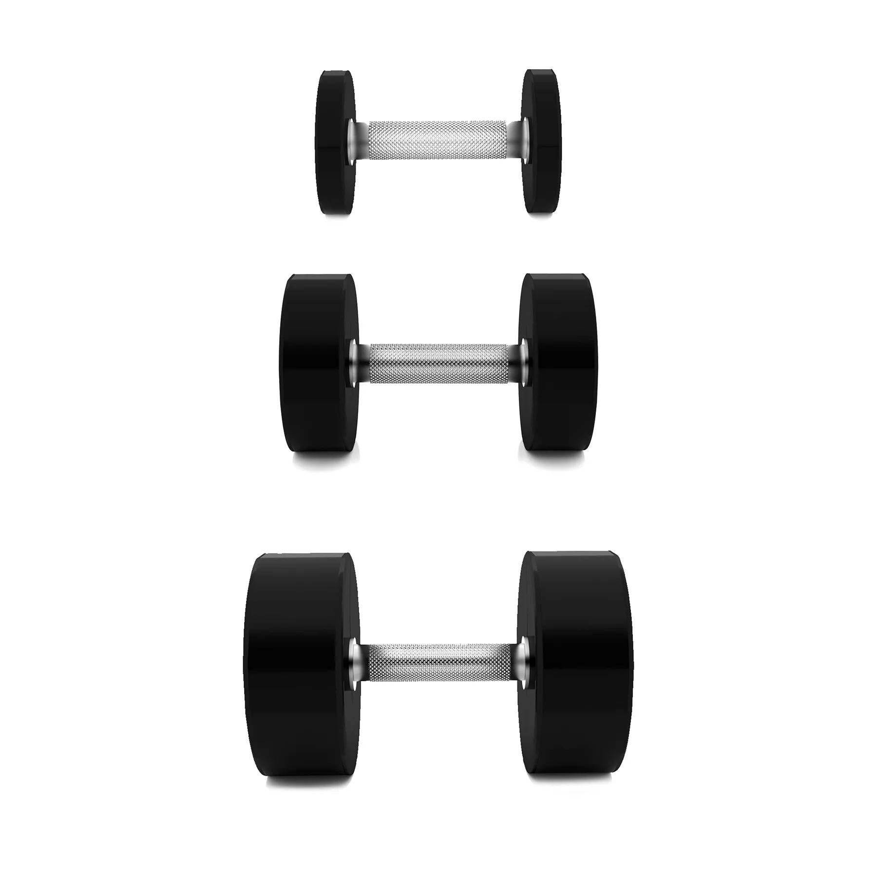 hpc set poliuretanskih bučica 2 x 2,5 - 25 kg cpu - 275 kg hms - slika 4