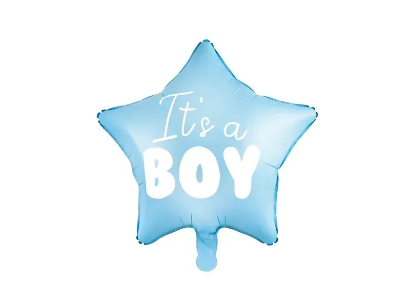 balon zvijezda - "it's a boy", plavi 48cm - slika 2