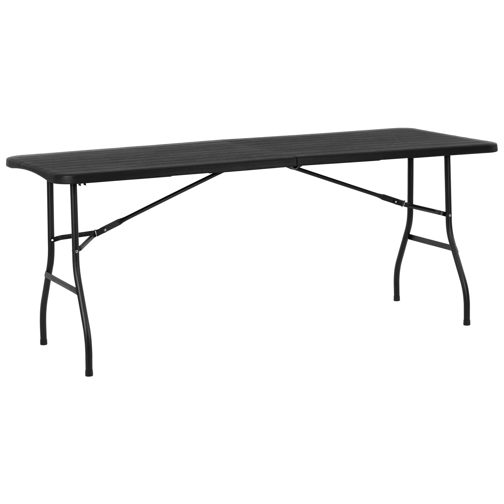 sklopivi catering stol 180 cm, crni - slika 7