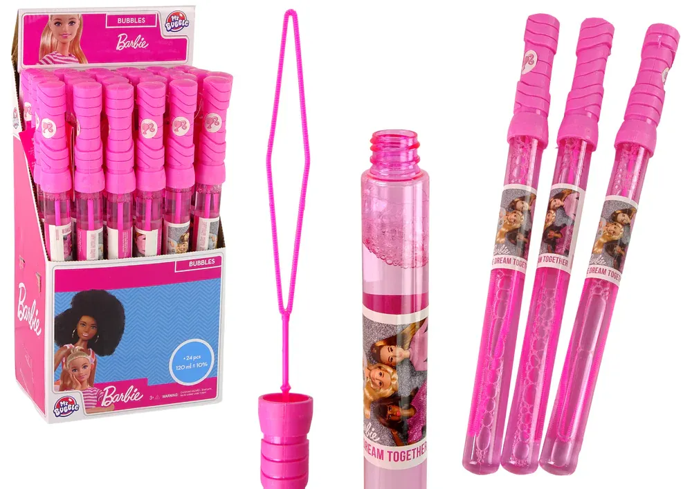 Štapić na mjehuriće Barbie 120ml rozi - Pribislavec