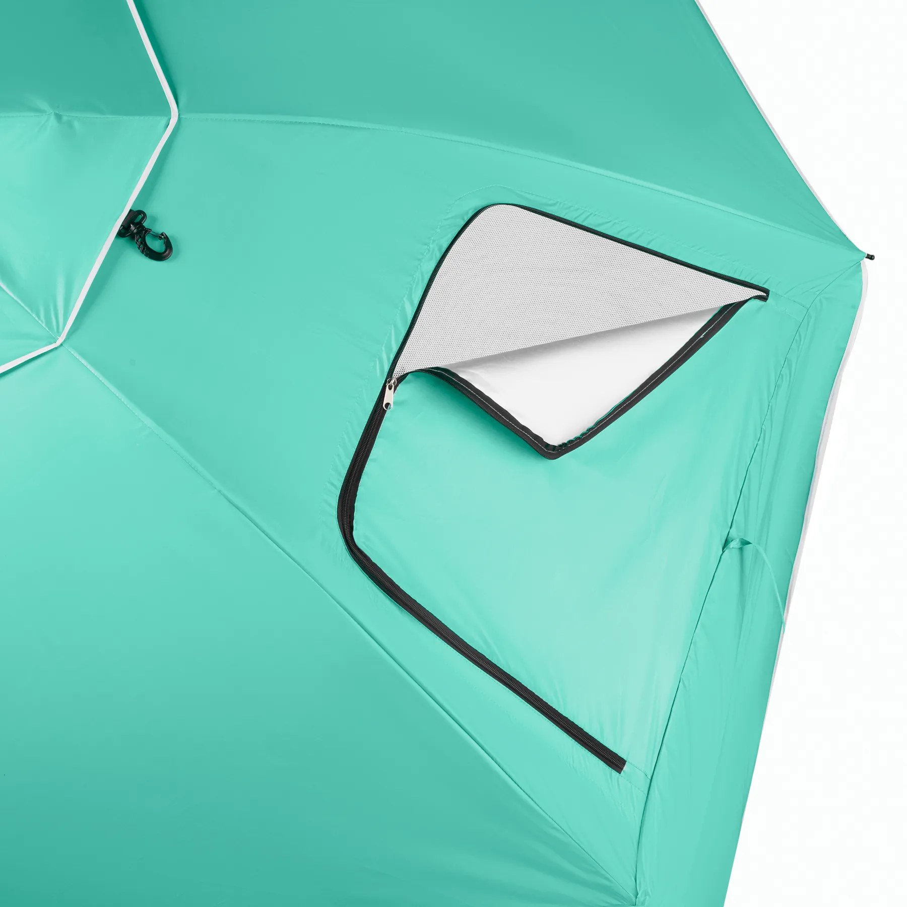suncobran za plažu xxl 240 cm zeleni nils camp - slika 9