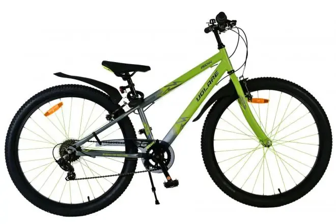 dječji bicikl volare rocky - 26" - zeleni - 7 brzina - dvije ručne kočnice - slika 2