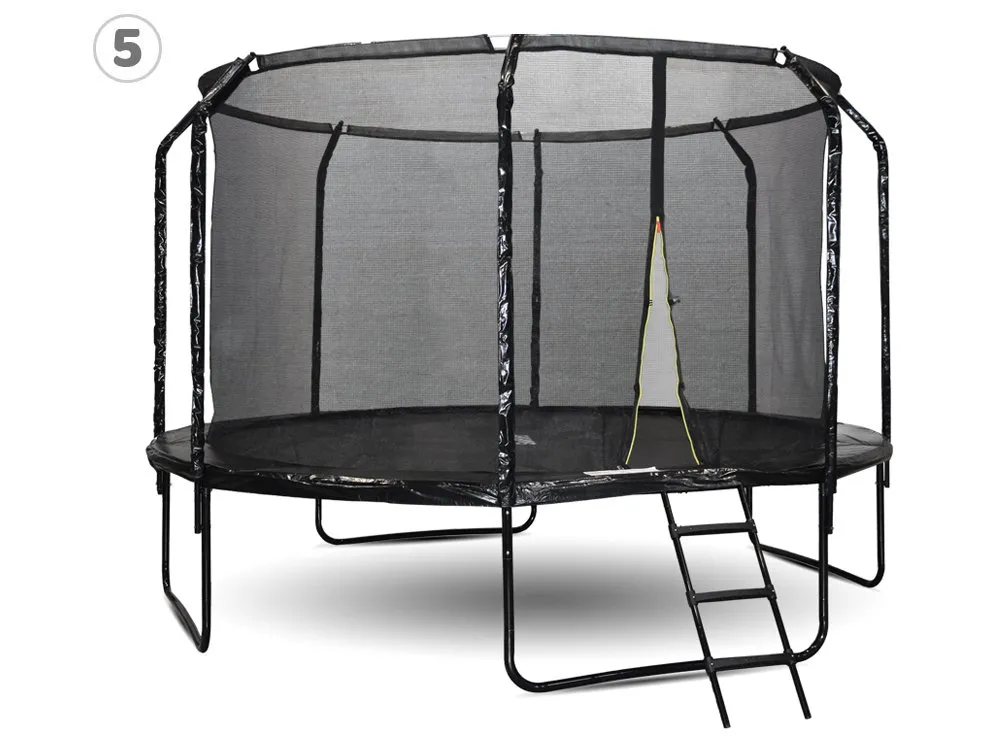 skyflyer trampolin + 12ft 366cm s ljestvama - slika 7