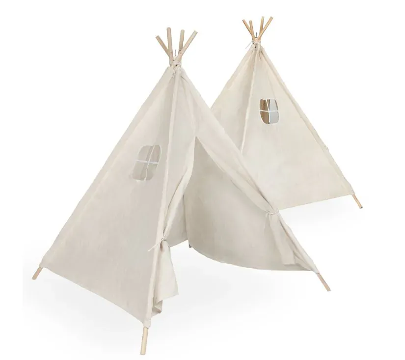 Indijanski šator za djecu Tipi Wigwam Lan i drvo 135cm - Pribislavec