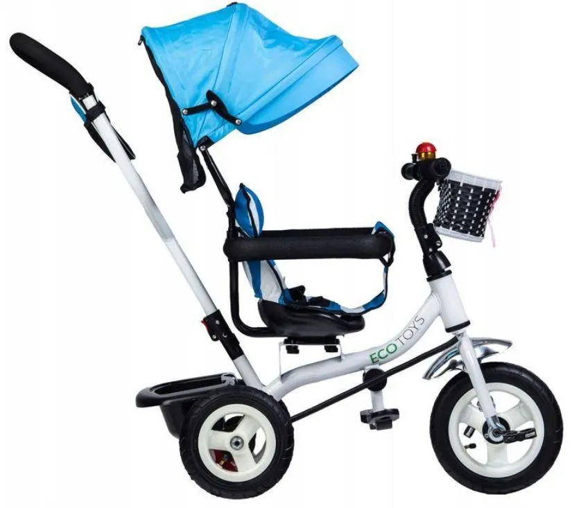 dječji tricikl ecotoys plavi - slika 3