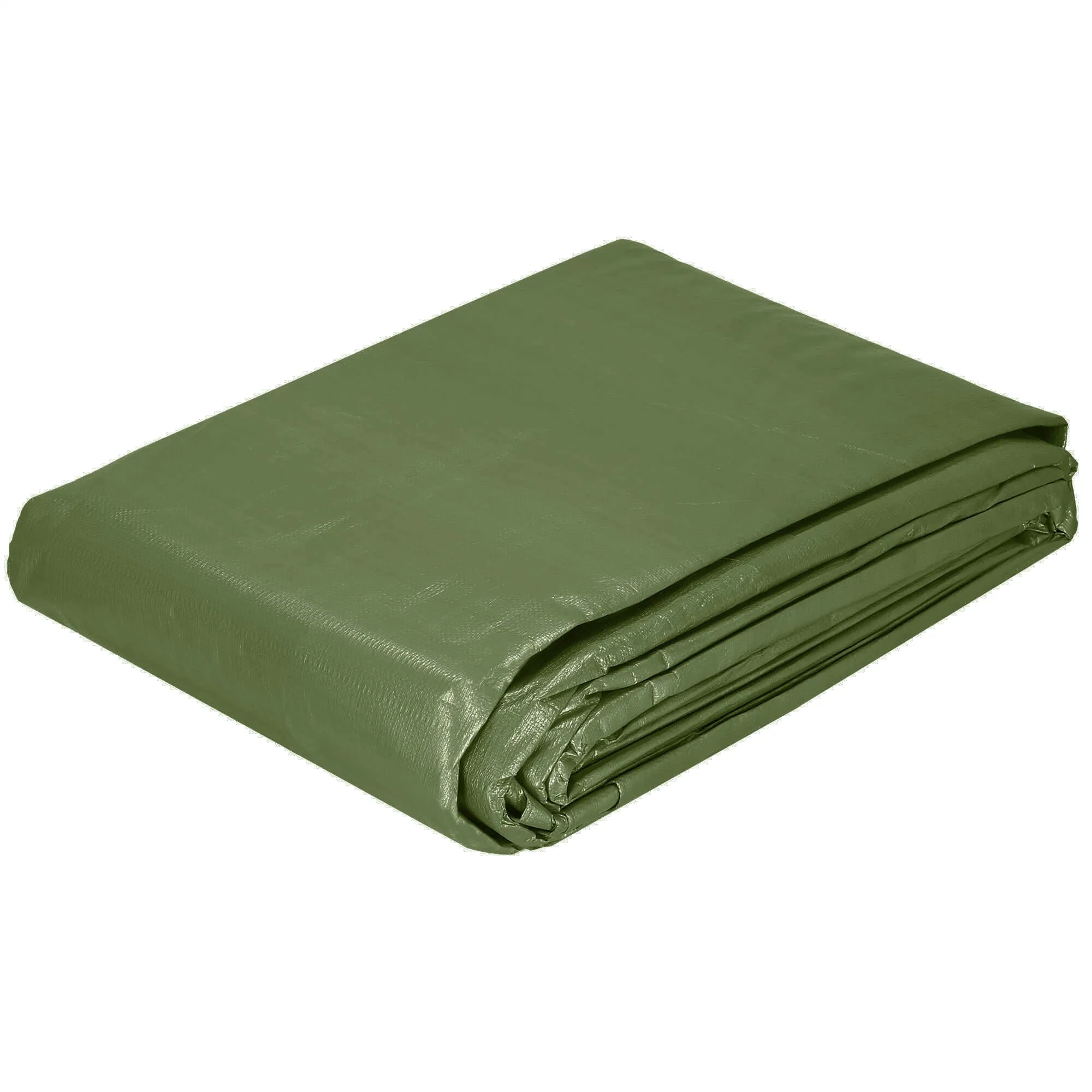 cerada 4 x 6 m tamnozelena srebrna - slika 11