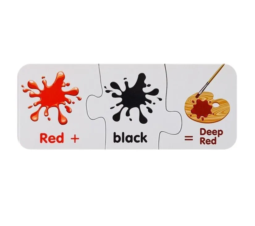 edukativne puzzle - boje na engleskom - slika 6