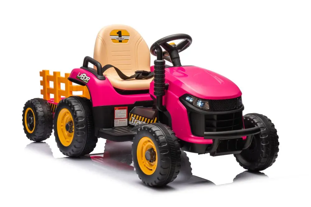 traktor na akumulator bbh-030 pink - slika 2