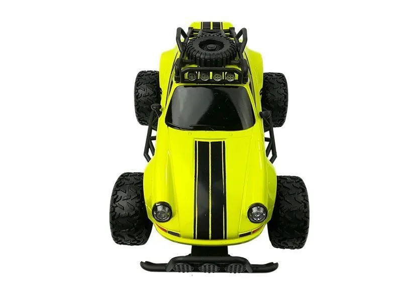 monster truck porsche na daljinsko upravljanje 1:18 žuti - slika 6
