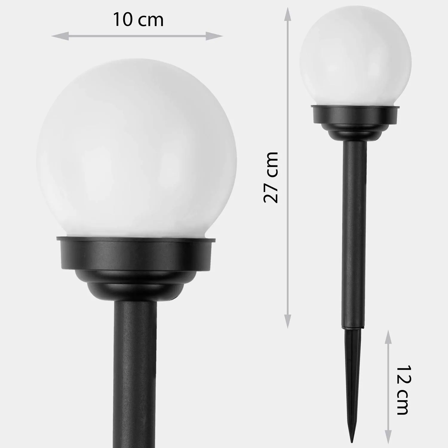 illumen ls-102 solarne kuglaste lampe, 4 kom - slika 9