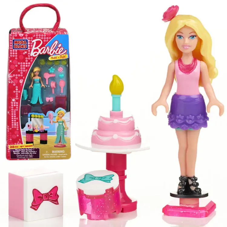 mega bloks barbie lutka 1kom. - slika 2