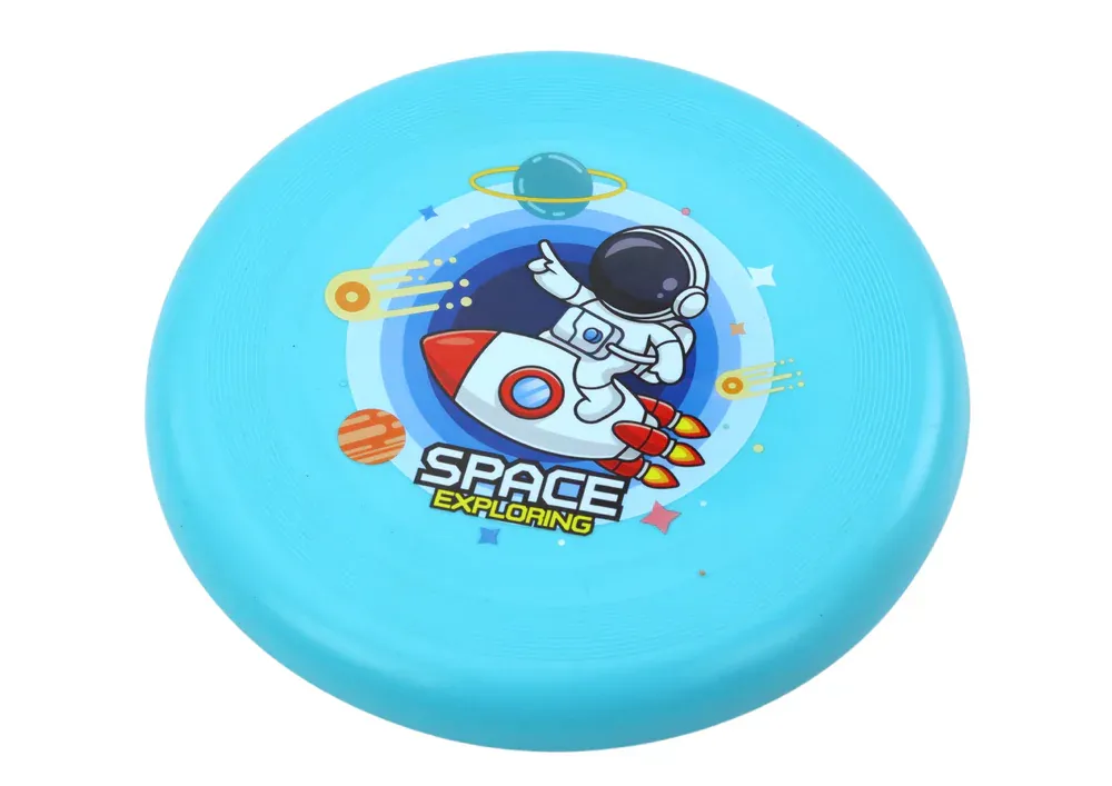 leteći frizbi disk plavi astronaut - slika 2