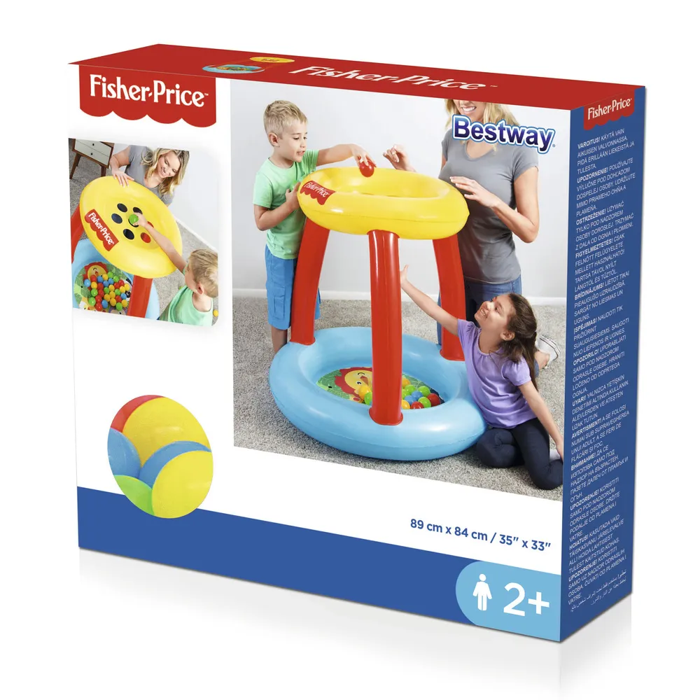 bestway bazen na napuhavanje s krovom fisher price - slika 7