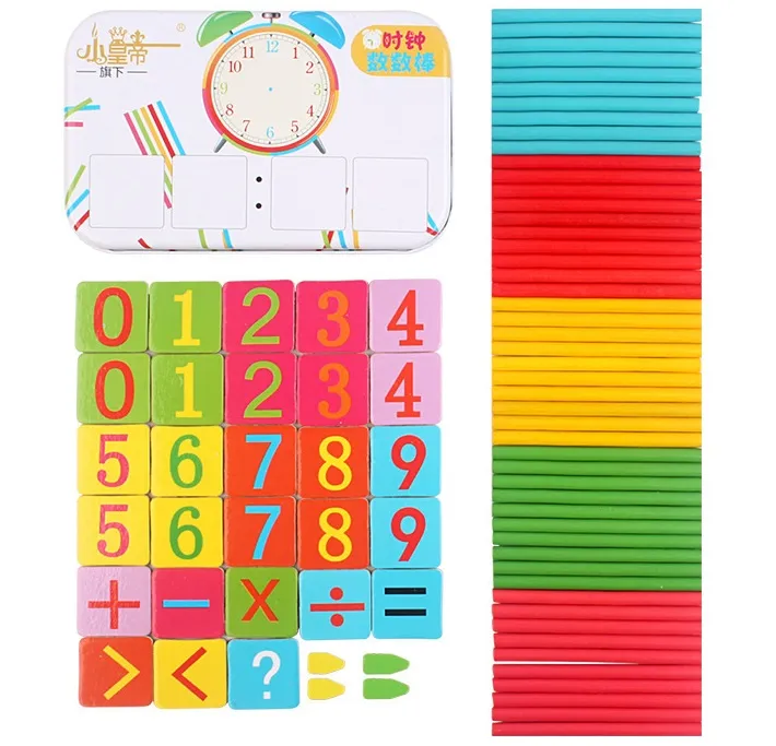 montessori set za učenje prepoznavanja vremena i računanje - slika 3