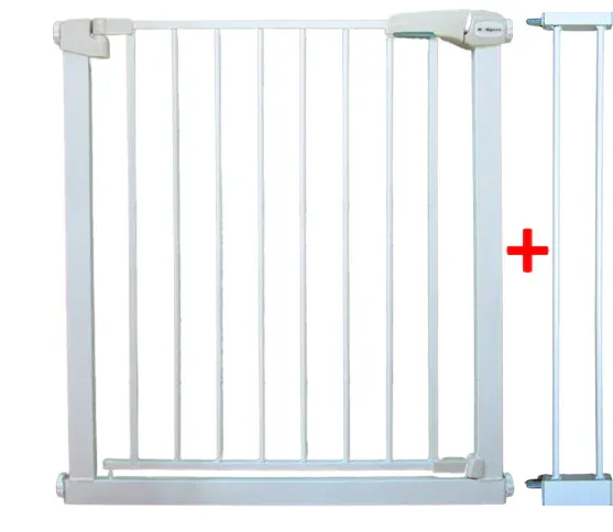 zaštitna ograda za djecu s1 bijela 79-94 cm - slika 2