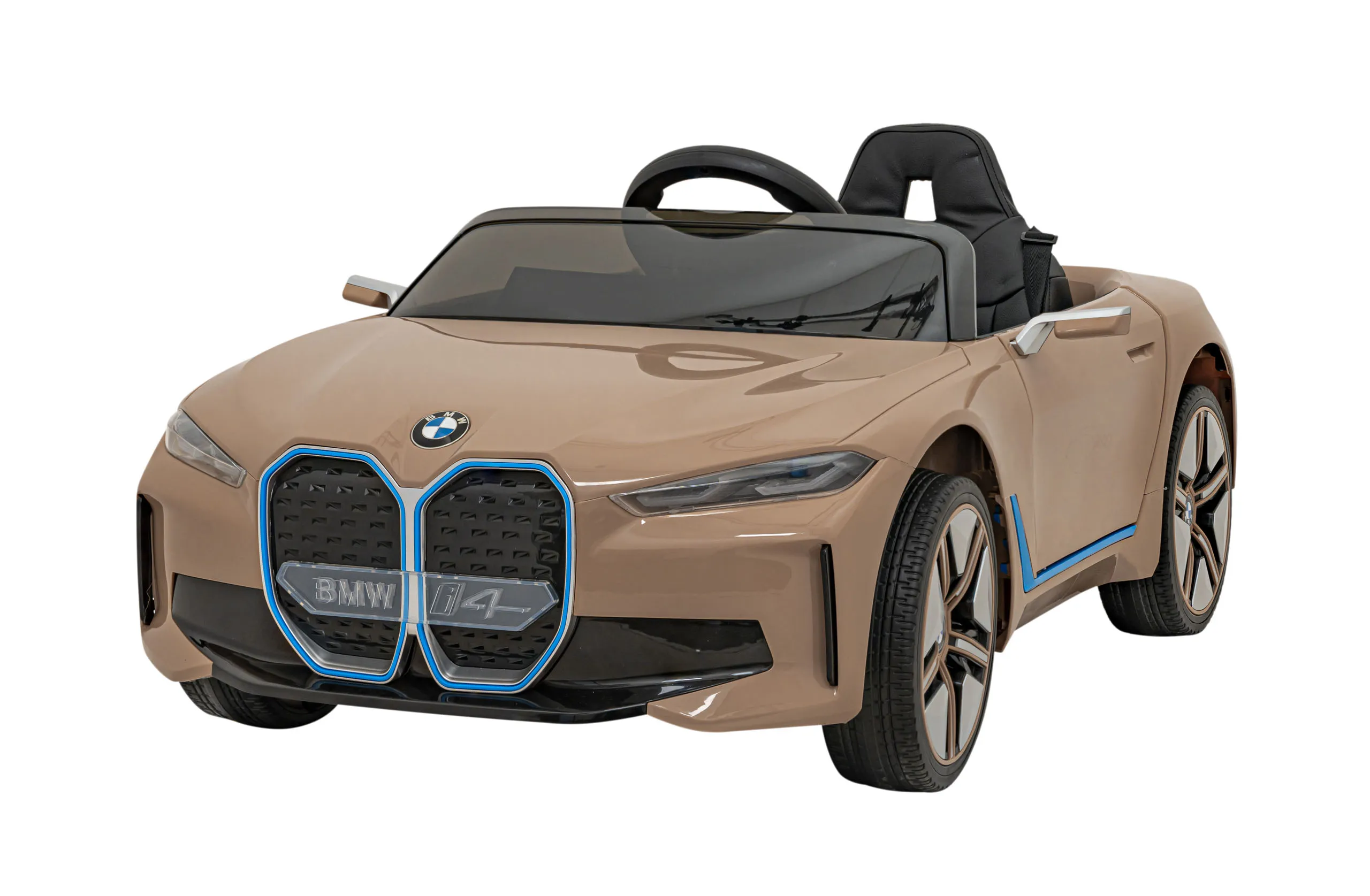 bmw i4, auto na akumulator, zlatni - slika 4