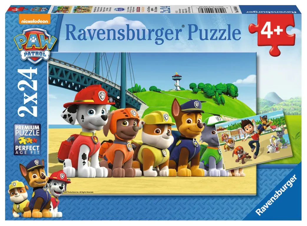 ravensburger puzzle paw patrol 2x24kom - slika 2