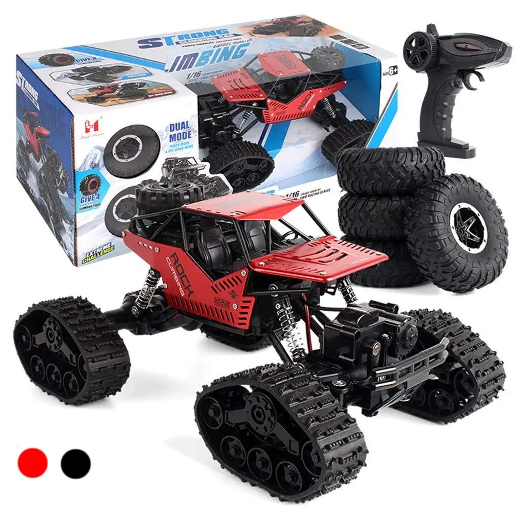 rc rock crawler 4x4 lhc012 automobil na daljinski 2in1 crveni - slika 3