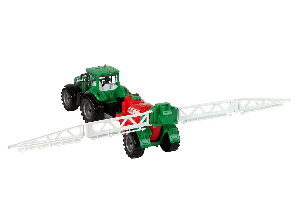 zeleni traktor sa crvenom prskalicom - slika 5