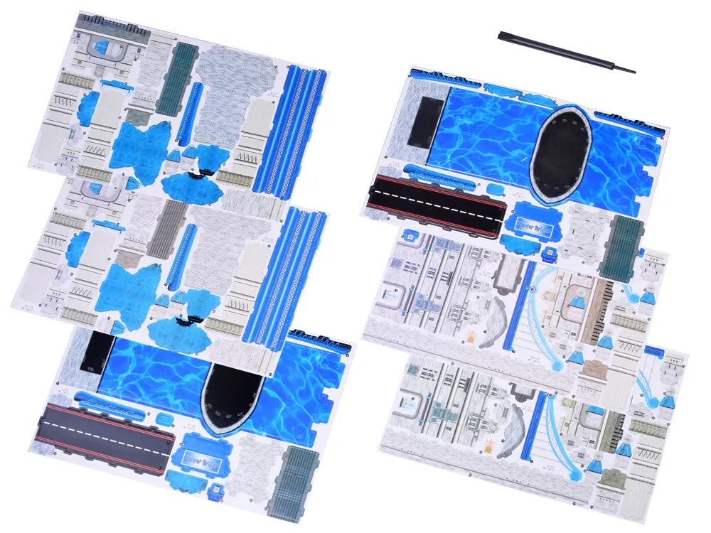 3d puzzle tower bridge u londonu 120 kom. - slika 5