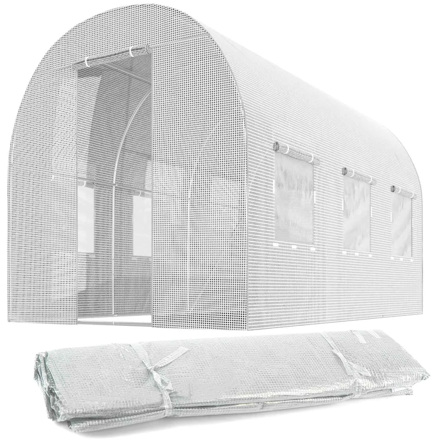 folija za vrtni tunel 2x3m (6m2), bijeli plonos - slika 2