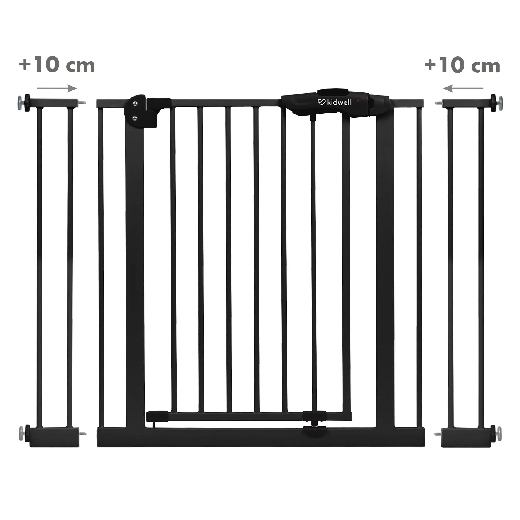 guarda crna sigurnosna vrata 75-104 cm - slika 3