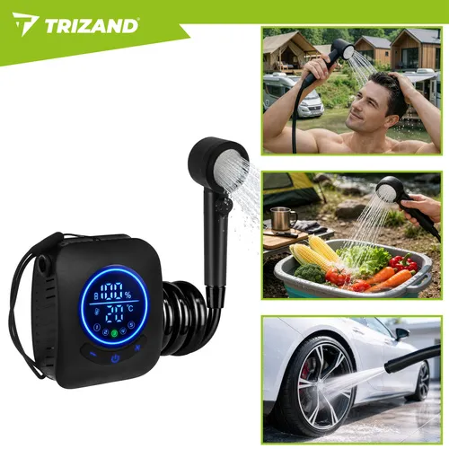 trizand putni tuš s baterijom od 8000 mah - slika 8