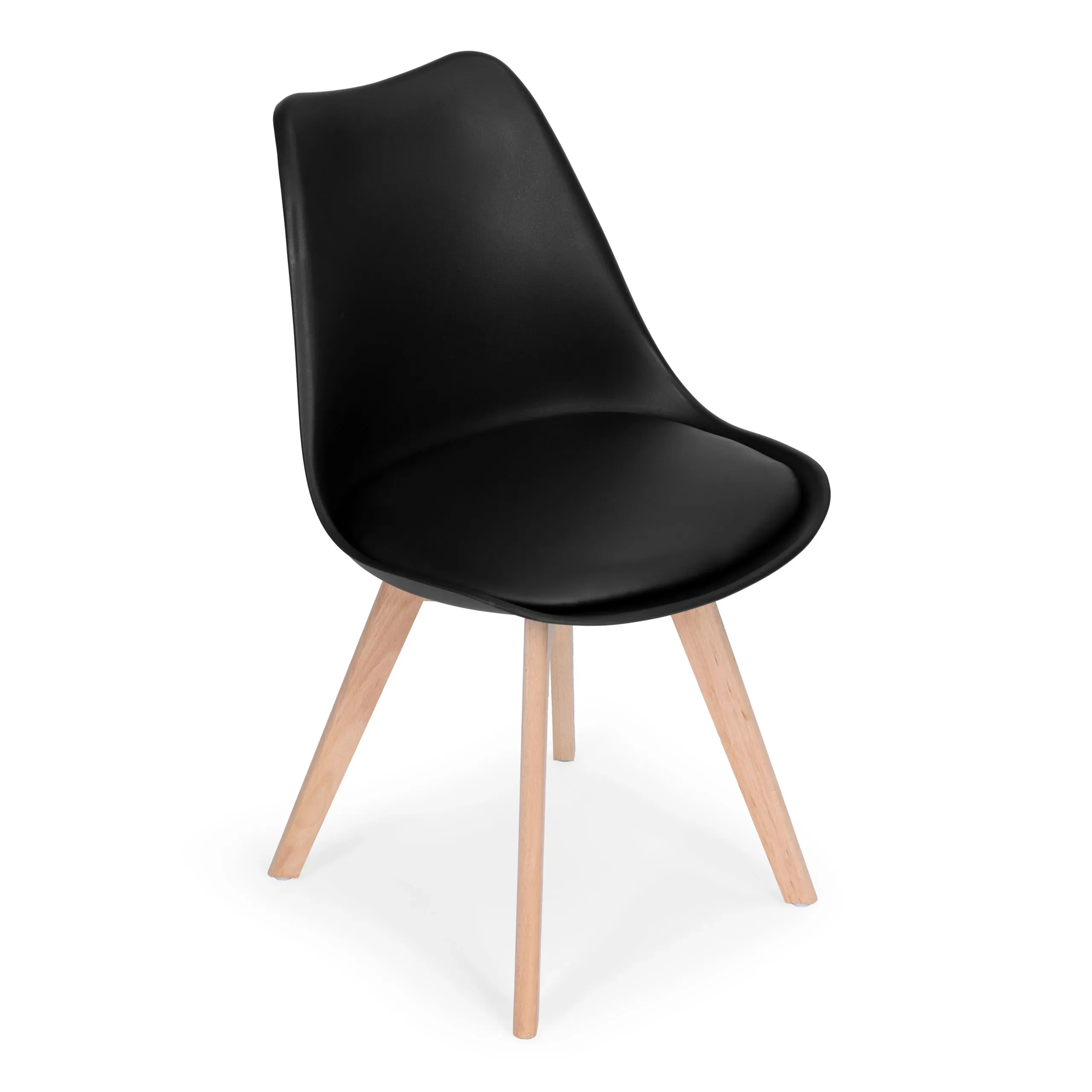 modernhome set od 4 stolice - crna - slika 5