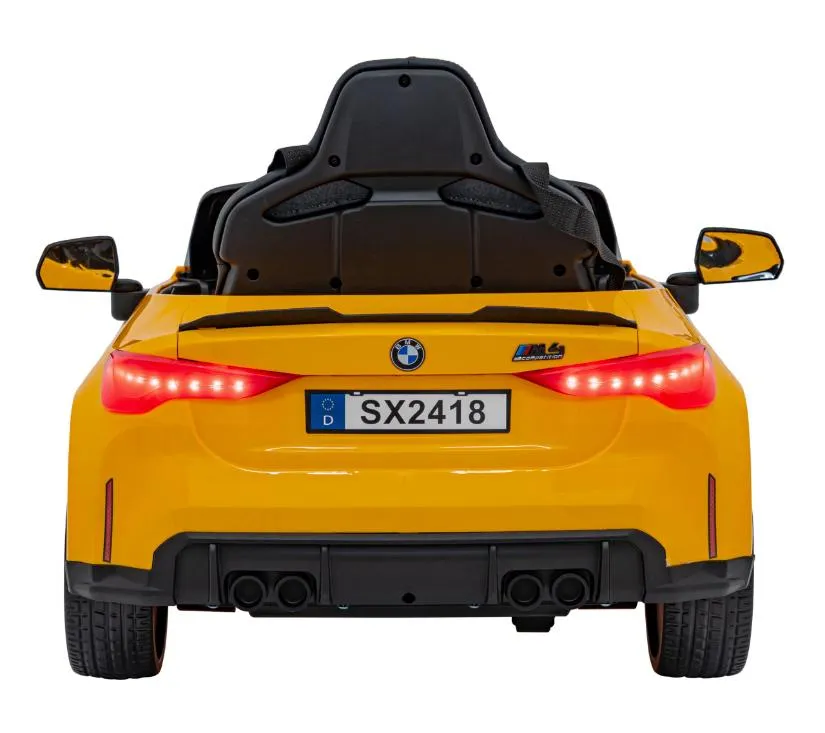 automobil bmw m4 na akumulator žuti - slika 8