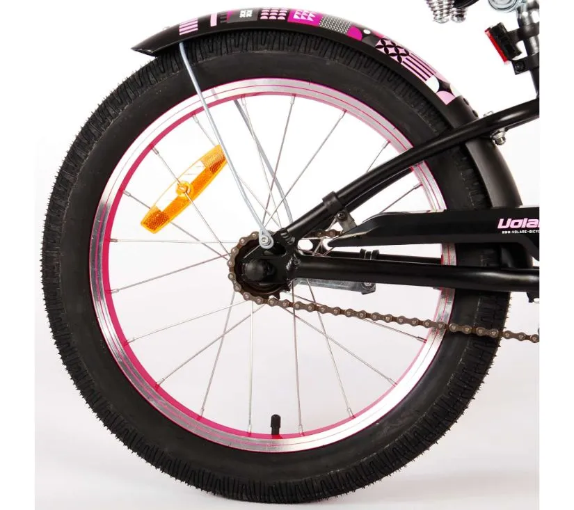 dječji bicikl volare miracle 18" crni - slika 5
