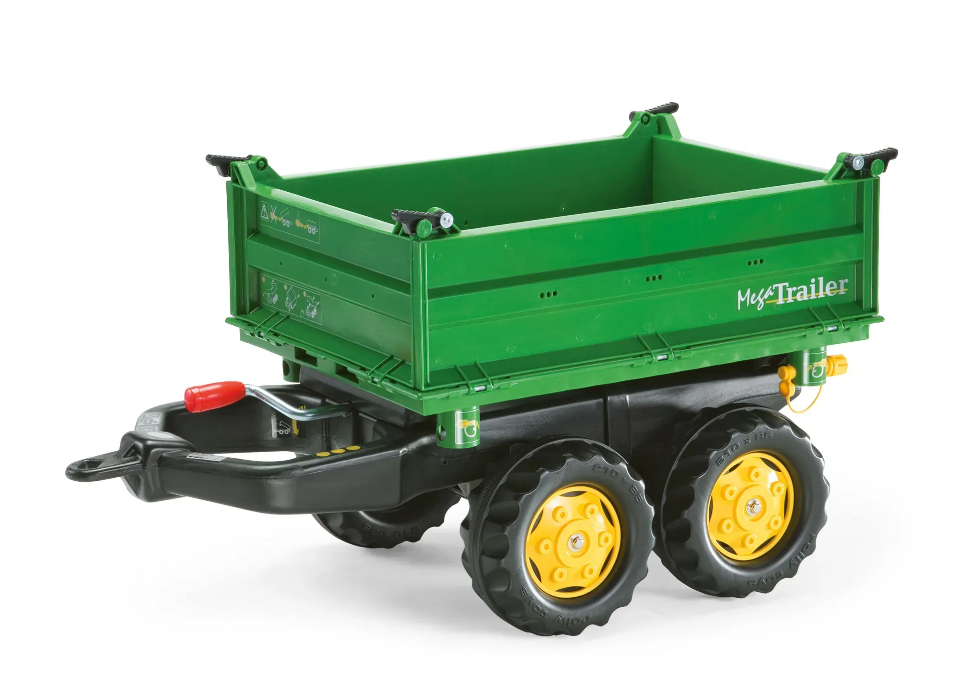 rolly toys rollytrailer kiper trailer mega prikolica za traktor - slika 2