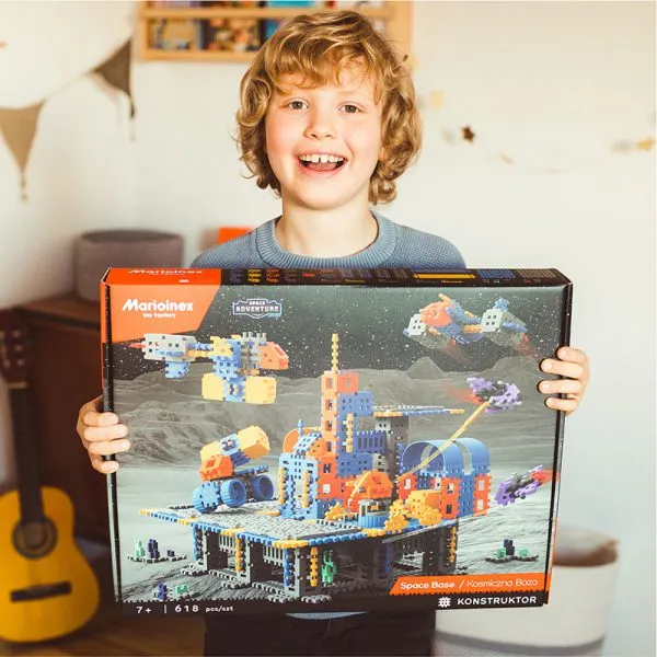 marioinex set waffle kockica baza na mjesecu 618kom. - slika 18