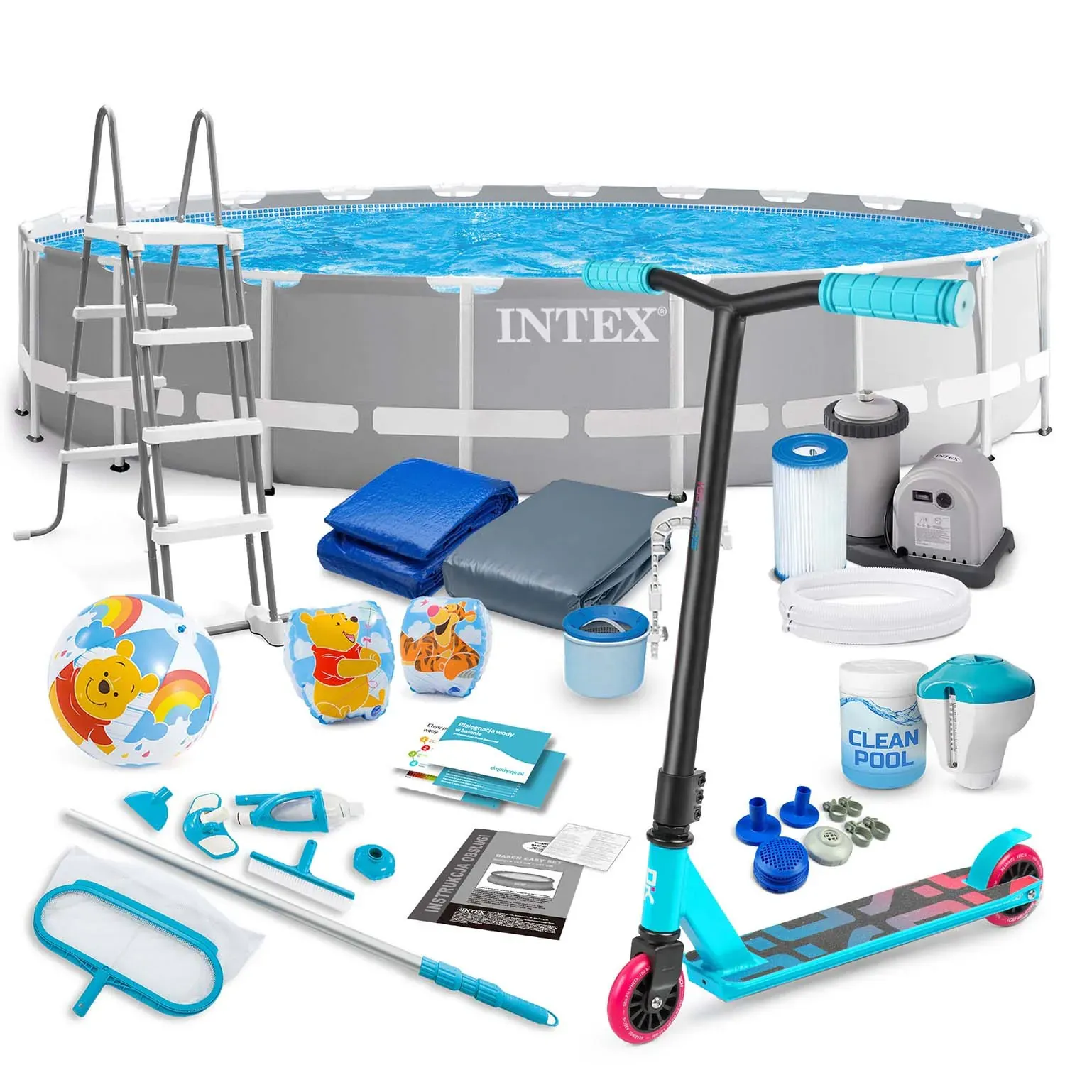 intex vrtni bazen 610 x 132 cm 21u1 + gratis romobil - slika 2