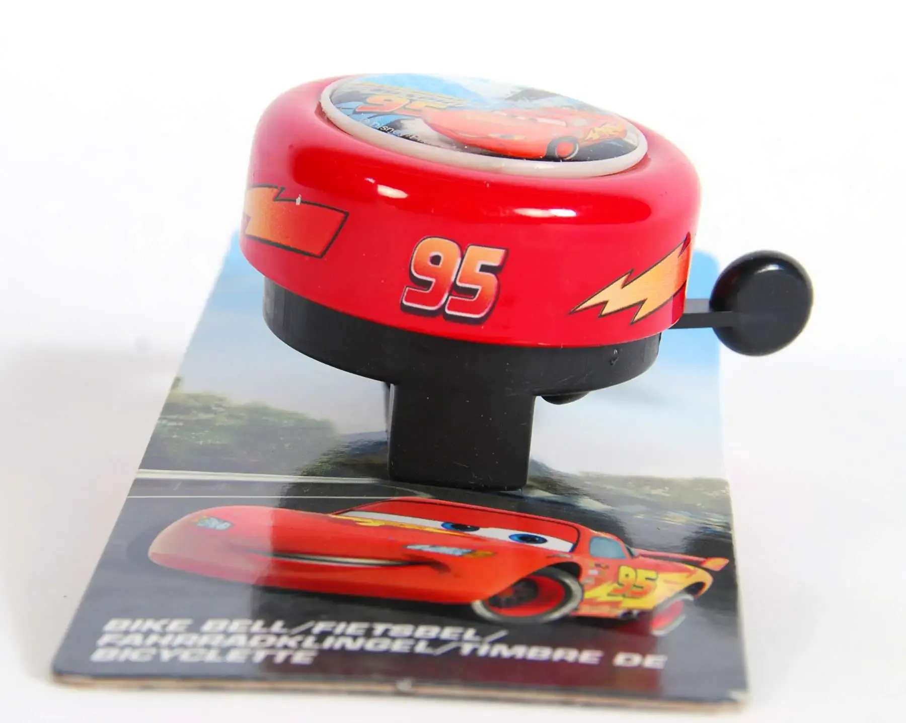 zvono za dječji bicikl disney cars - crveno - slika 3