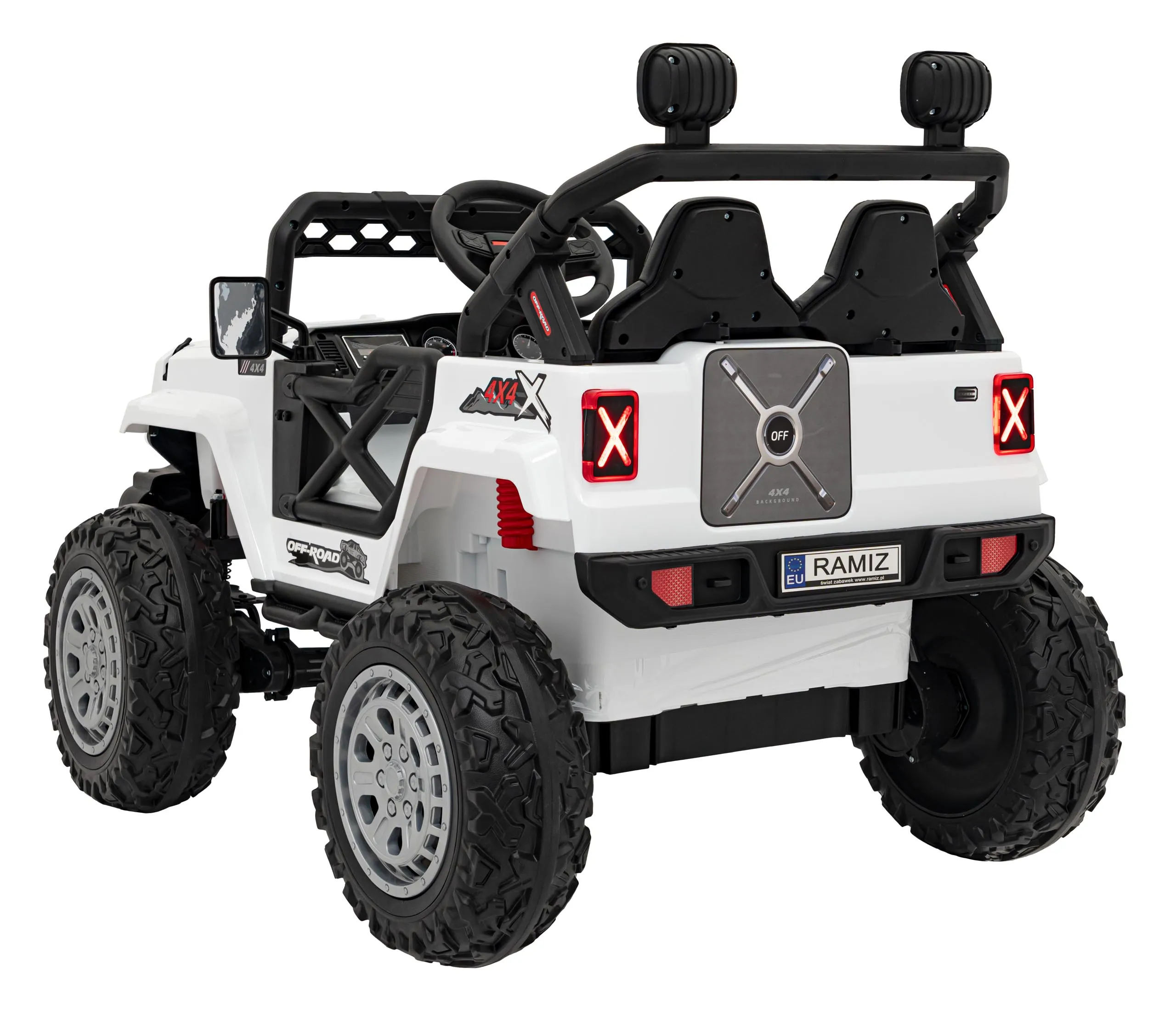 off-road, auto na akumulator, bijeli - slika 6