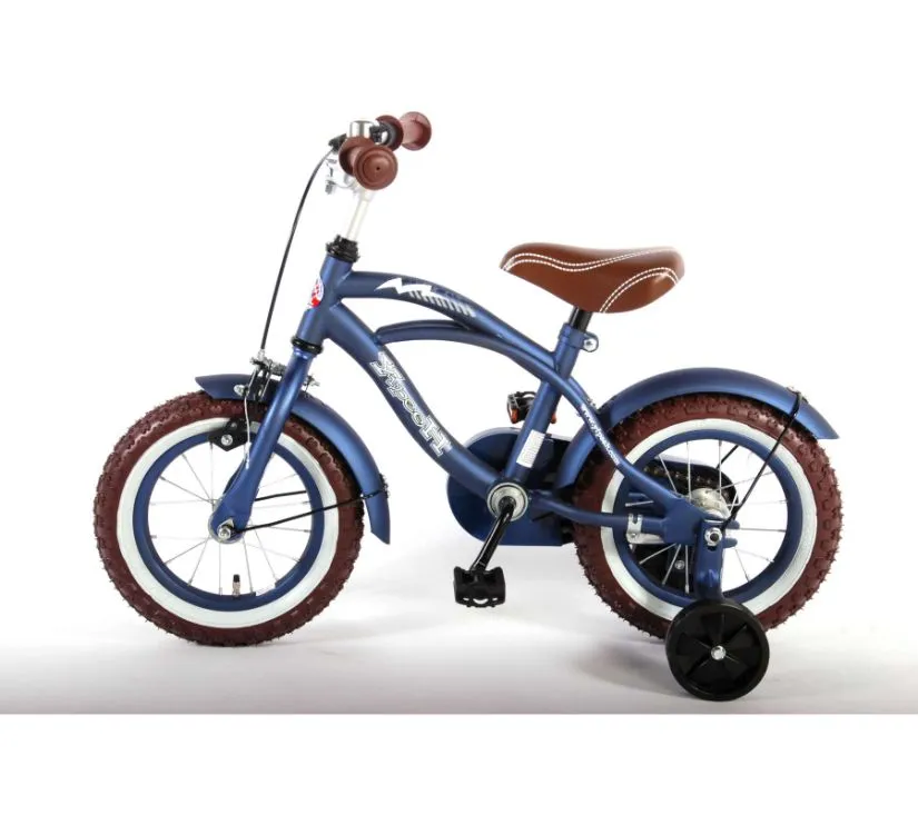 volare dječji bicikl cruiser s pomoćnim kotačima 12" plavi - slika 13