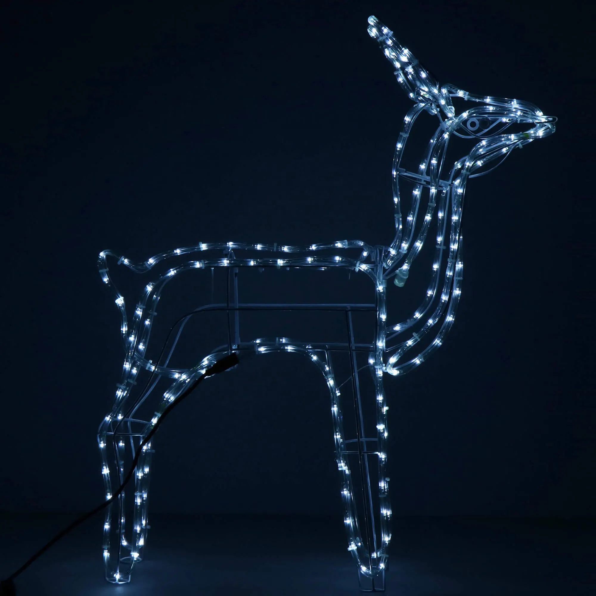springos dekorativni svjetlosni jelen, 216 led, hladno bijela - slika 10