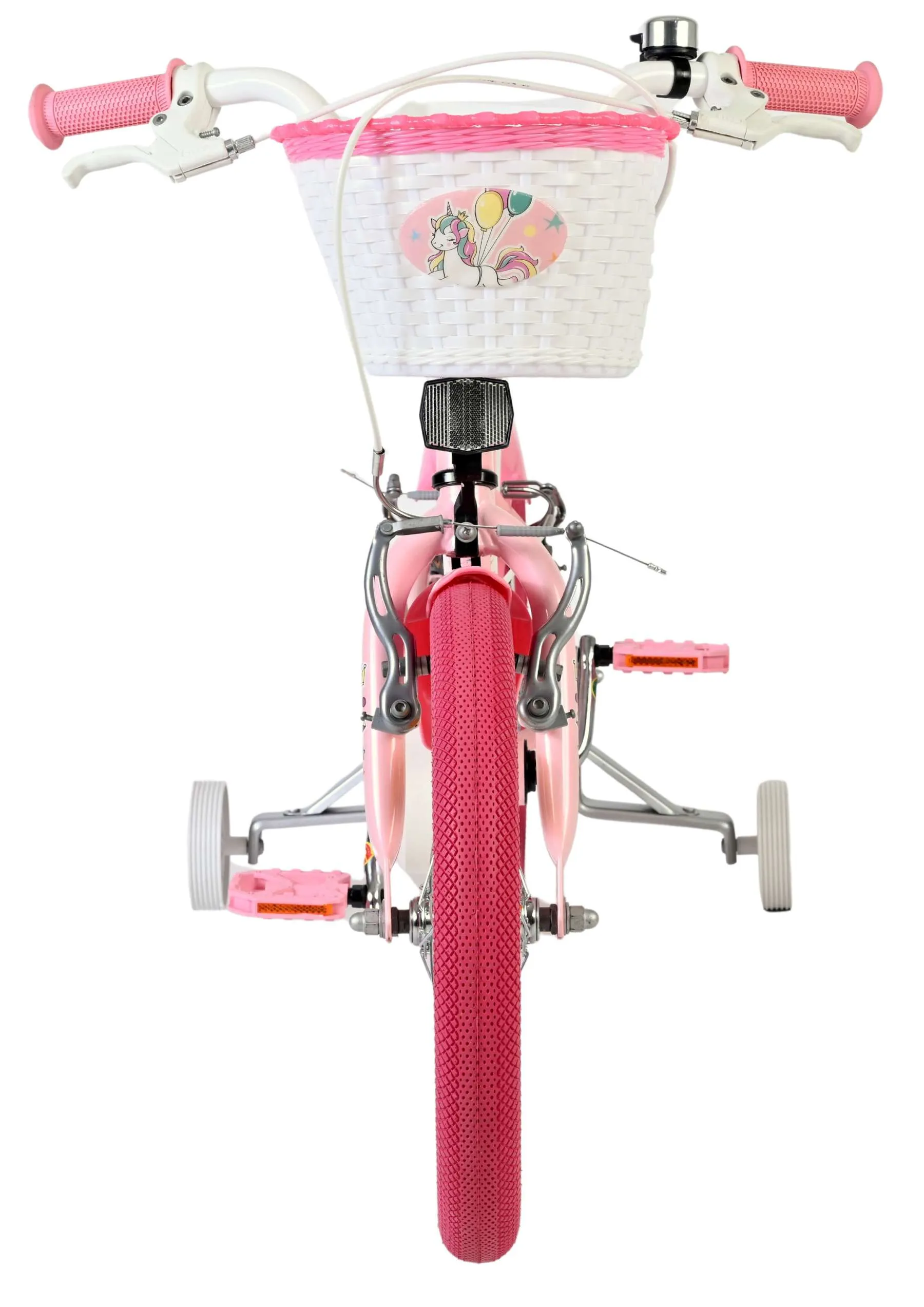 volare dječji bicikl unicorn 16″ roza boje, dvije ručne kočnice - slika 7