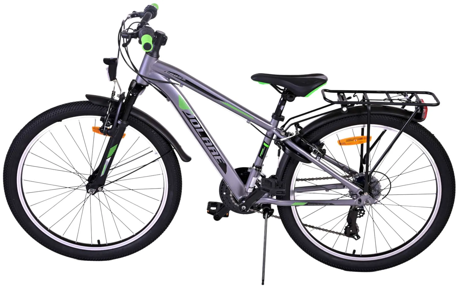 dječji bicikl volare cross 24" sivi 18 brzina - slika 16