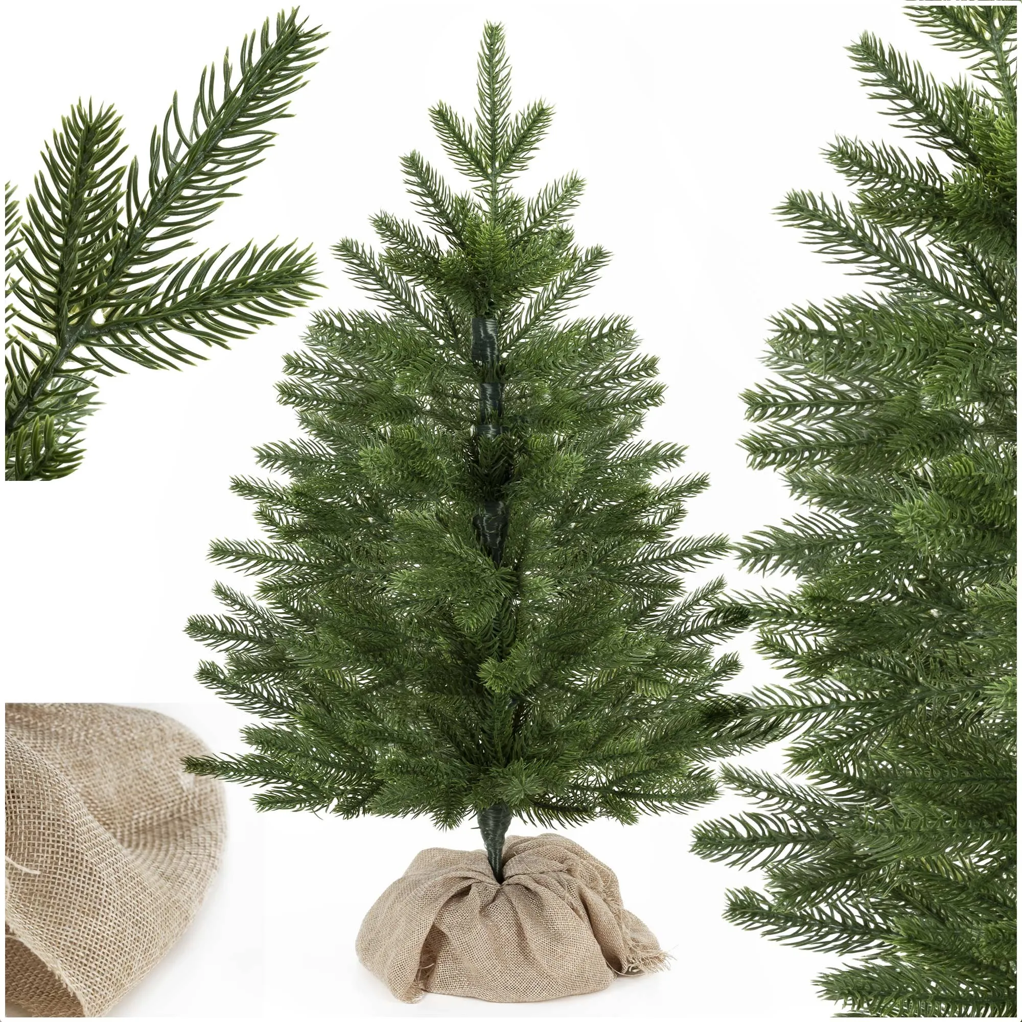 ukrasna božićna jelka 60 cm, zelena - slika 4