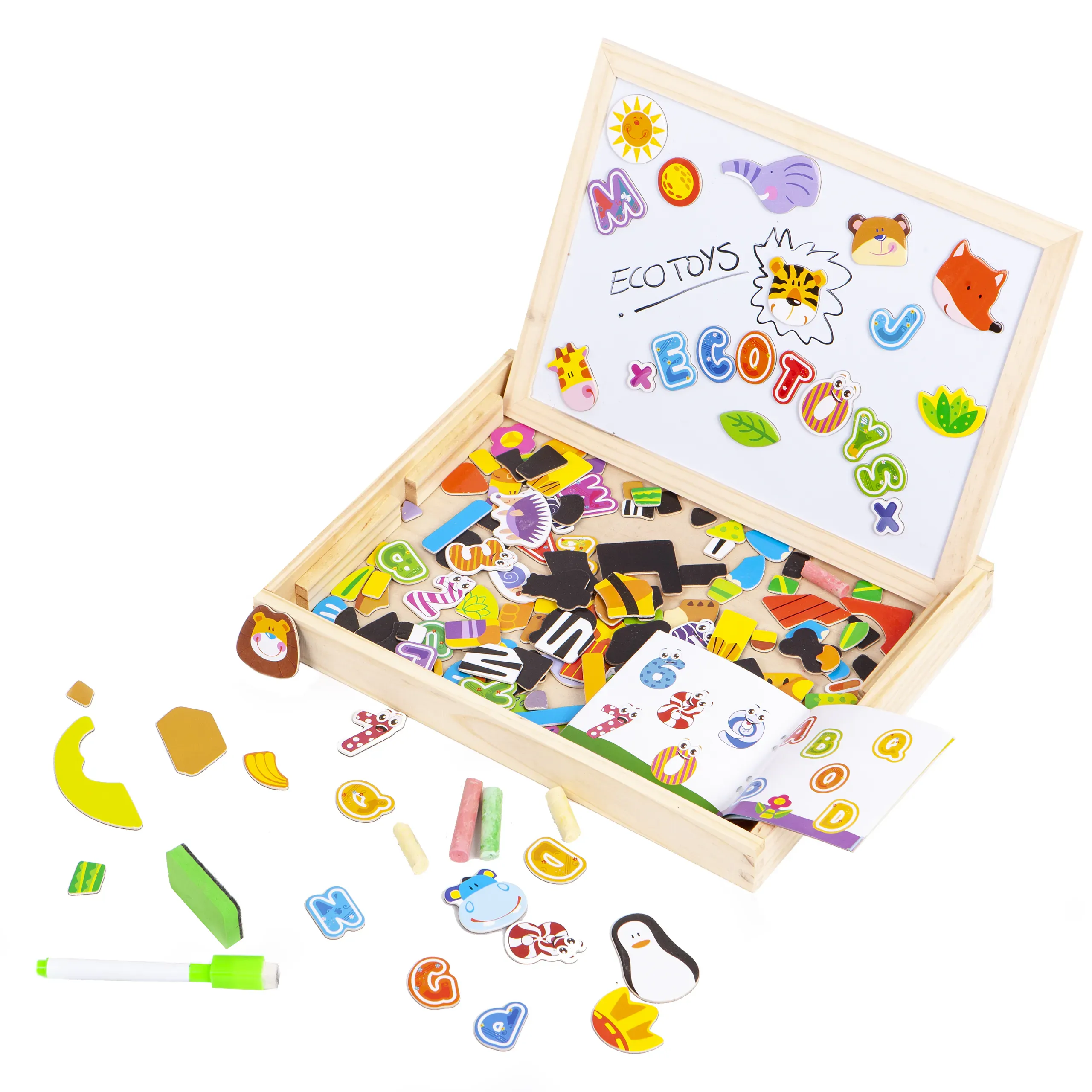 EcoToys 2u1 edukacijski set s pločom 176 elemenata - Pribislavec