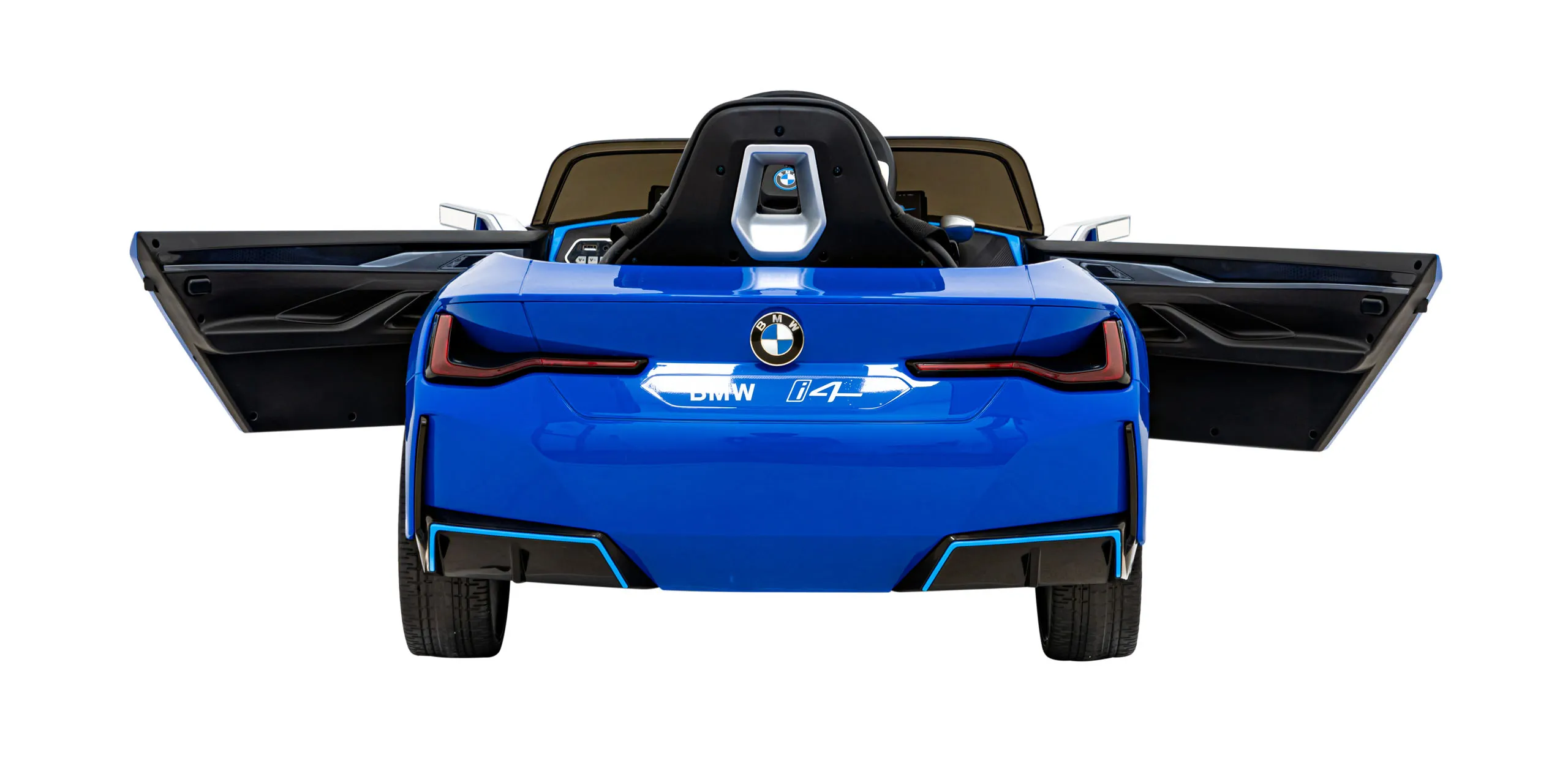 bmw i4, auto na akumulator, plavi - slika 7