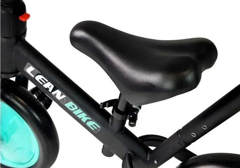 dječji bicikl bez pedala 3u1 crno-tirkizni - slika 7
