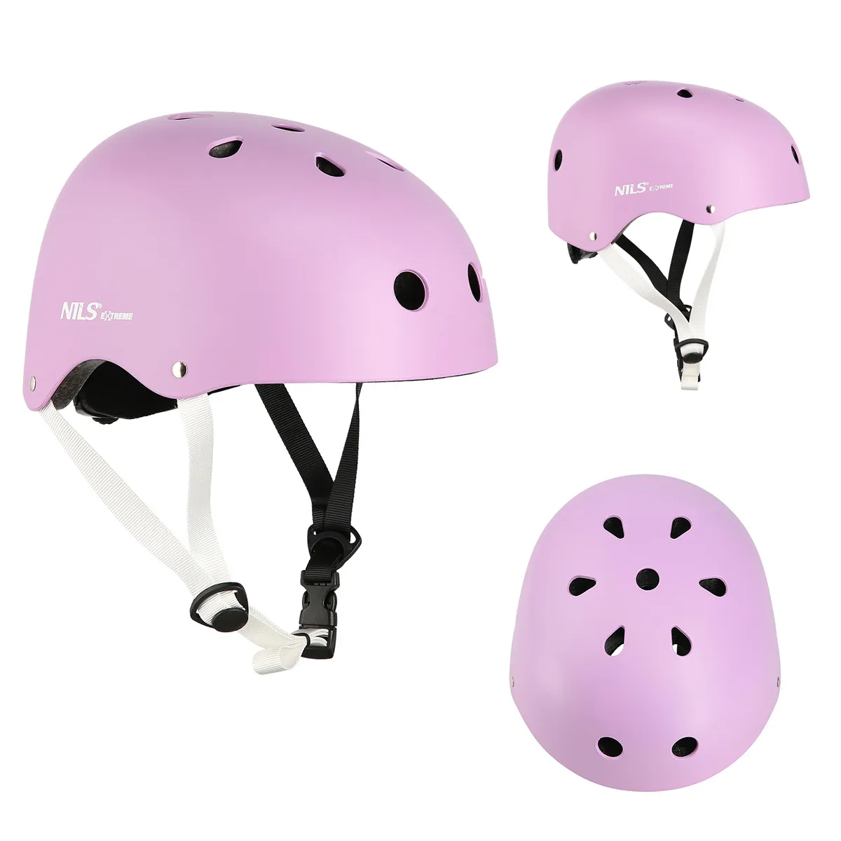 nils extreme kaciga ljubičasta veličina xs 48–52 cm - slika 3