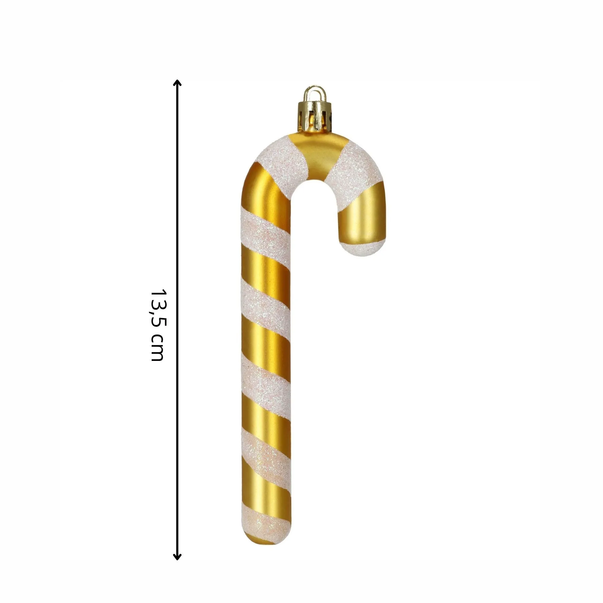 božićni ukrasi 14 cm – set 4 komada zlatni - slika 7