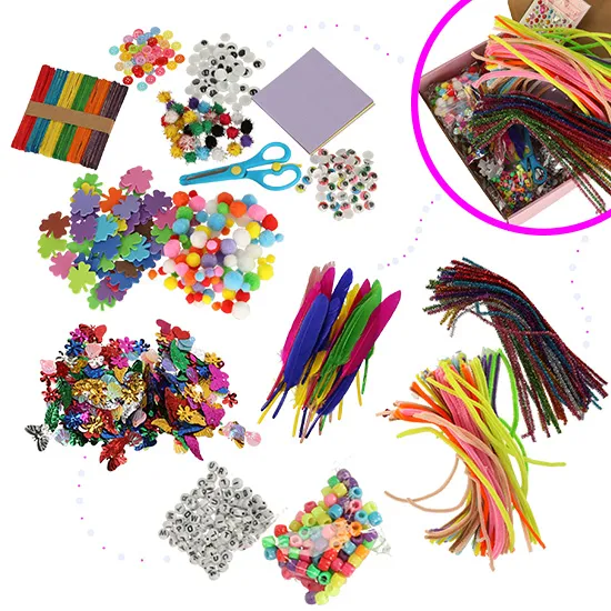 set za male kreativce 1200 elemenata - slika 4