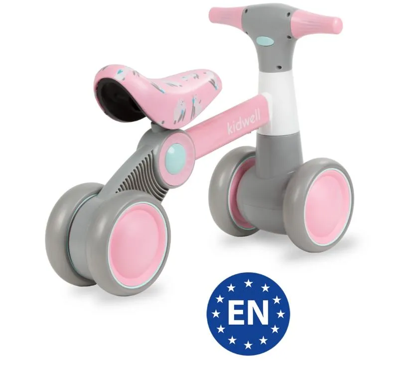 dječji bicikl bez pedala petito bunny roza - slika 3