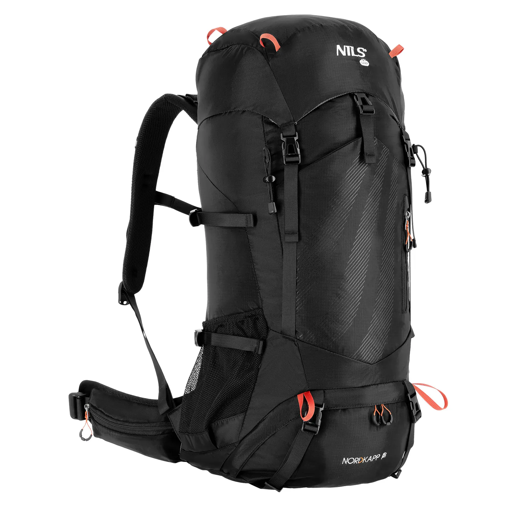 putni ruksak crni 65l nils camp - slika 2