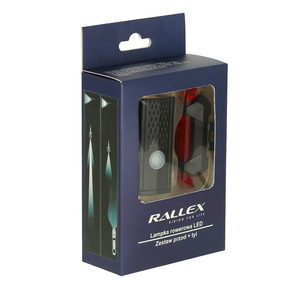 led lampa za bicikl stražnja-prednja set usb - slika 10